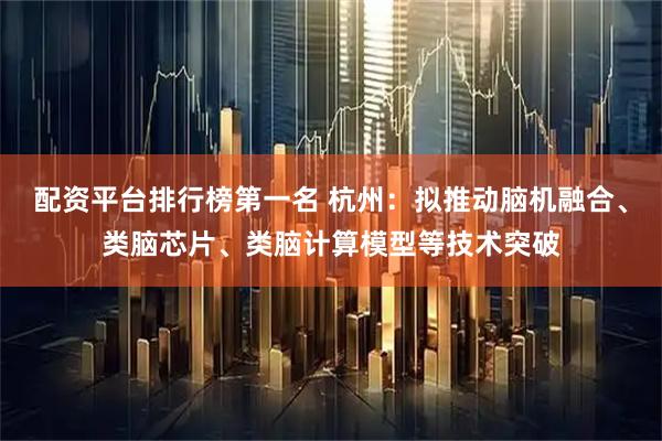 配资平台排行榜第一名 杭州：拟推动脑机融合、类脑芯片、类脑计算模型等技术突破
